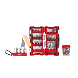 48-32-4489 SHOCKWAVE Impact Duty Alloy Steel Screw Driver Bit Set with Carabiner (75-Piece)